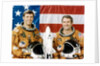 Astronauts Joe Engle and Richard Truly, second Space Shuttle flight, November 1981 by NASA