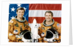 Astronauts Joe Engle and Richard Truly, second Space Shuttle flight, November 1981 by NASA