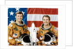 Astronauts Joe Engle and Richard Truly, second Space Shuttle flight, November 1981 by NASA