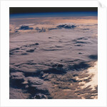 Earth from space - thunderstorm over the Pacific Ocean, c1980s by NASA