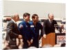 Astronauts John Young and Robert Crippen after landing, April 1981 by NASA