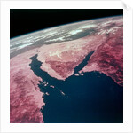 Earth from space - the Sinai Peninsula, Egypt, c1980s by NASA