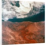 Earth from space - eye of a storm seen from Gemini 5, 1965 by NASA