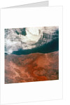 Earth from space - eye of a storm seen from Gemini 5, 1965 by NASA