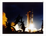 Launch of Saturn V rocket, Kennedy Space Center, Merritt Island, Florida, USA, 7 December 1972 by NASA
