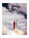 Saturn 1B lift off from Launch Complex 34, Kennedy Space Center, Florida, USA, 1960s by NASA