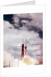 Saturn 1B lift off from Launch Complex 34, Kennedy Space Center, Florida, USA, 1960s by NASA