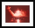 Rocket lifting off, Kennedy Space Center, Merritt Island, Florida, USA by NASA
