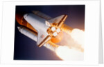 Space Shuttle 'Atlantis' launching from Kennedy Space Center, USA, 1980s by NASA