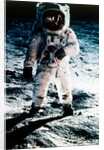 Buzz Aldrin on the Moon, Apollo II mission, July 1969 by Neil Armstrong