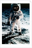 Buzz Aldrin on the Moon, Apollo II mission, July 1969 by Neil Armstrong