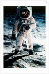 Buzz Aldrin on the Moon, Apollo II mission, July 1969 by Neil Armstrong