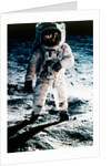 Buzz Aldrin on the Moon, Apollo II mission, July 1969 by Neil Armstrong