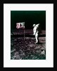 Buzz Aldrin stands next to the American flag on the surface of the Moon, July 1969 by Neil Armstrong
