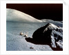 The Rover is dwarfed by a giant rock on the lunar surface, Apollo 17 mission, December 1972 by NASA