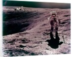 Astronaut Charles Duke at the Descartes landing site, Apollo 16 mission, April 1972 by John Watts Young