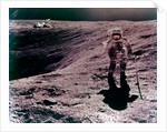 Astronaut Charles Duke at the Descartes landing site, Apollo 16 mission, April 1972 by John Watts Young