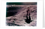 Astronaut Charles Duke at the Descartes landing site, Apollo 16 mission, April 1972 by John Watts Young