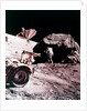 Astronaut with Lunar Roving Vehicle on the Moon, 1970s by NASA
