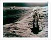 Astronaut Charles Duke at the Descartes landing site, Apollo 16 mission, April 1972 by John Watts Young