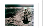Astronaut Charles Duke at the Descartes landing site, Apollo 16 mission, April 1972 by John Watts Young