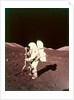 Harrison Schmitt collects lunar rake samples, Apollo 17 mission, December 1972 by NASA
