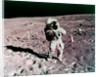 Astronaut John Young on the lunar surface, Apollo 16 mission, April 1972 by Charles Duke