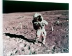 Astronaut John Young on the lunar surface, Apollo 16 mission, April 1972 by Charles Duke