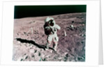 Astronaut John Young on the lunar surface, Apollo 16 mission, April 1972 by Charles Duke