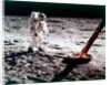 Buzz Aldrin near the leg of the Lunar Module on the Moon, Apollo 11 mission, July 1969 by Neil Armstrong