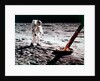 Buzz Aldrin near the leg of the Lunar Module on the Moon, Apollo 11 mission, July 1969 by Neil Armstrong