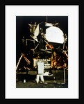 Buzz Aldrin by the Lunar Module on the surface of the Moon, Apollo II mission, July 1969 by Neil Armstrong