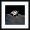 Lunar Module above the Moon, Apollo 16 mission, April 1972 by Thomas Mattingly