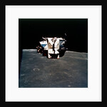 Lunar Module above the Moon, Apollo 16 mission, April 1972 by Thomas Mattingly