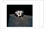 Lunar Module above the Moon, Apollo 16 mission, April 1972 by Thomas Mattingly