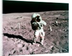 Astronaut John Young on the lunar surface, Apollo 16 mission, 21 April 1972 by Charles Duke