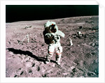 Astronaut John Young on the lunar surface, Apollo 16 mission, 21 April 1972 by Charles Duke