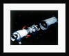 Simulation showing the separation of the component parts of the Apollo 11 spacecraft, 1969 by NASA