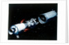 Simulation showing the separation of the component parts of the Apollo 11 spacecraft, 1969 by NASA