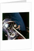Module pilot David Scott emerging from Apollo 9 spacecraft, 6 March 1969 by Russell Schweickart