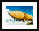 Huge external fuel tank, second Space Shuttle flight, Kennedy Space Center, USA, 1981 by NASA