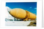 Huge external fuel tank, second Space Shuttle flight, Kennedy Space Center, USA, 1981 by NASA