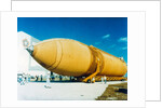 Huge external fuel tank, second Space Shuttle flight, Kennedy Space Center, USA, 1981 by NASA