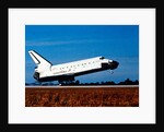 Space Shuttle Orbiter 'Discovery' landing at Kennedy Space Center, Florida, USA, 1980s by NASA