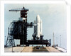Space Shuttle Orbiter on launch pad on launch pad, Kennedy Space Center, Florida, USA, 1980s by NASA