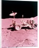 The first Lunar Roving Vehicle, Apollo 15, July 1971 by NASA