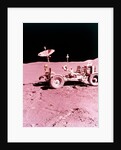 The first Lunar Roving Vehicle, Apollo 15, July 1971 by NASA