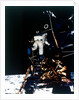 Buzz Aldrin descends from the Lunar Module, Apollo II mission, July 1969 by Neil Armstrong