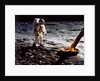 Buzz Aldrin by the leg of the Lunar Module, Apollo II mission, July 1969 by Neil Armstrong