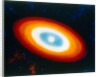 Artist's impression of 'disc star' in constellation Cygnus by NASA